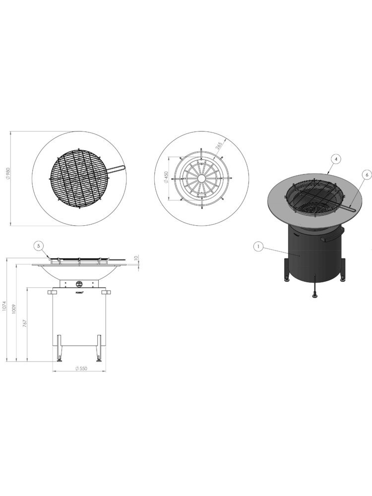 Lauko grilis ADE1